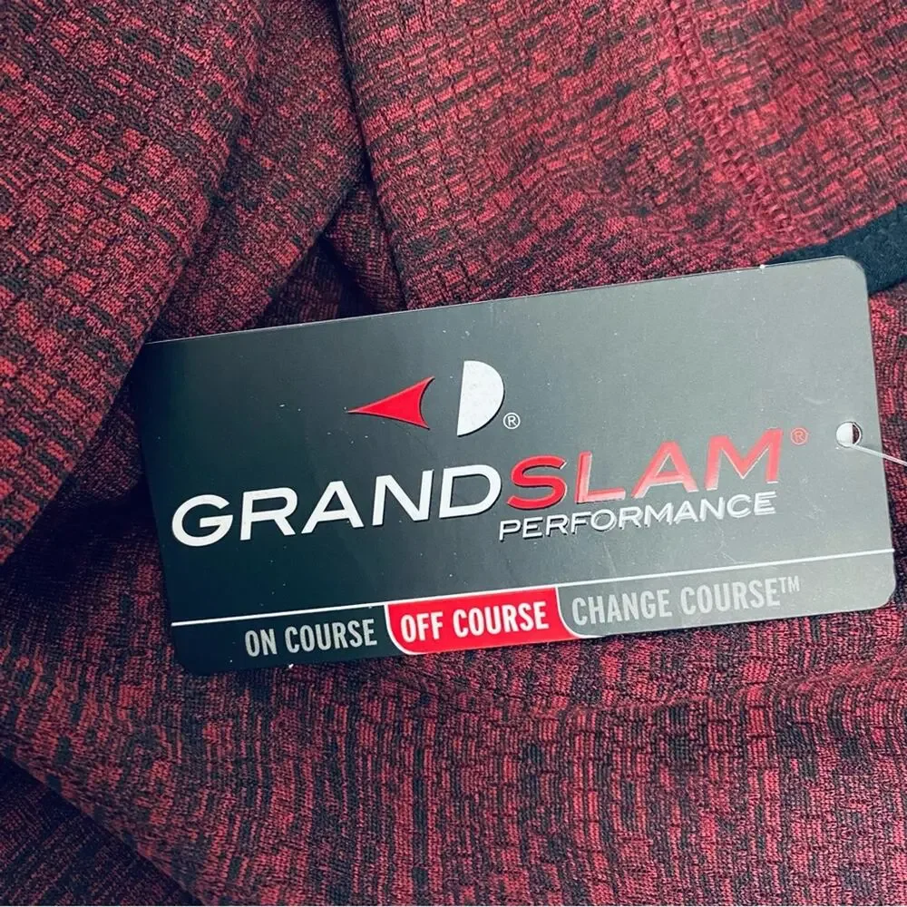 NWT Men’s Grand Slam Fleece Lined Half Zip Size X-Large